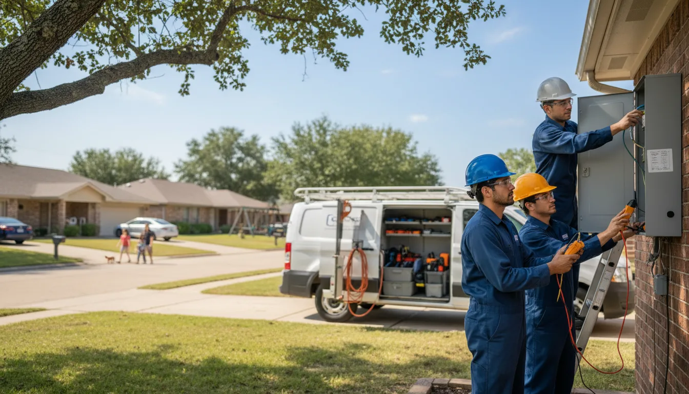 Certified electrician providing emergency electrical services in Meridian, NY